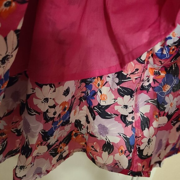 Women's Cotton Surplice-Neck 3/4-Sleeve Midi Dress - Picture 7 of 7